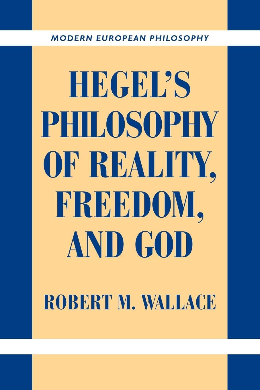 Cover: 9780521184366 | Hegel's Philosophy of Reality, Freedom, and God | Robert M. Wallace