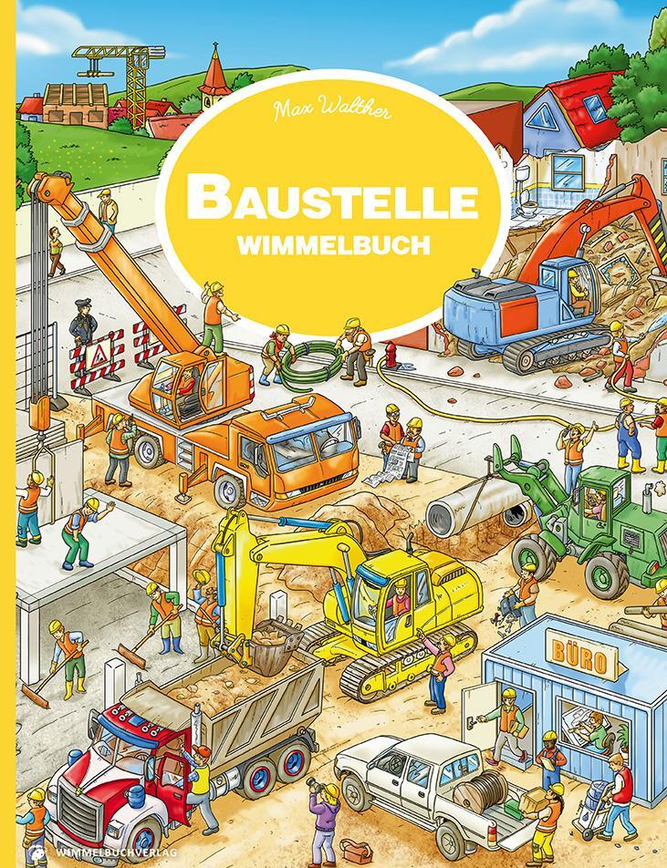 Cover: 9783947188154 | Baustelle Wimmelbuch | Kinderbücher ab 3 Jahre - Bilderbuch | Buch