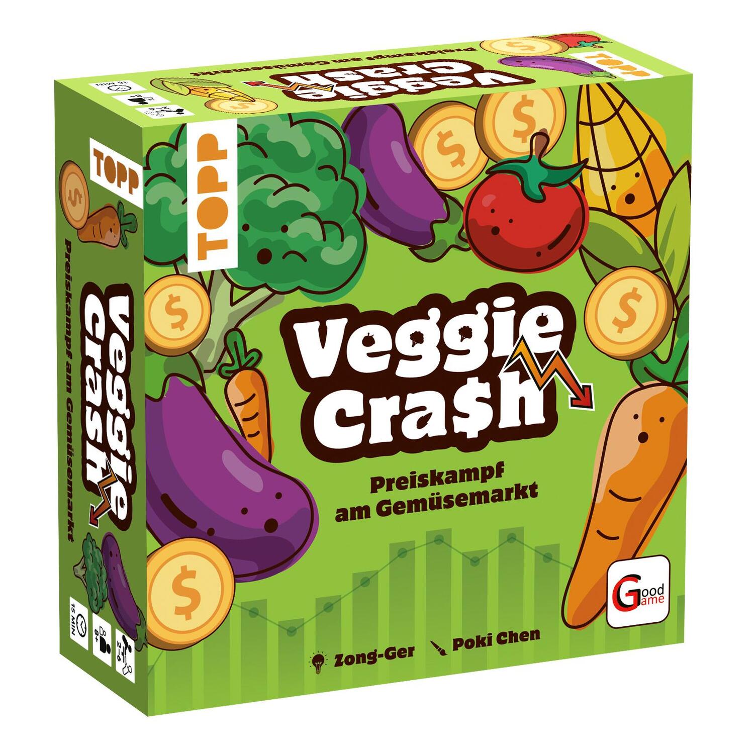 Cover: 4007742184988 | Veggie Crash - Preiskampf am Gemüsemarkt | Zong-Hua Yang | Spiel