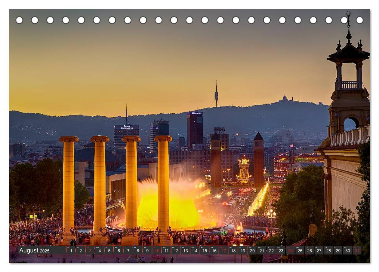 Bild: 9783435680740 | Barcelona Impressionen (Tischkalender 2025 DIN A5 quer), CALVENDO...