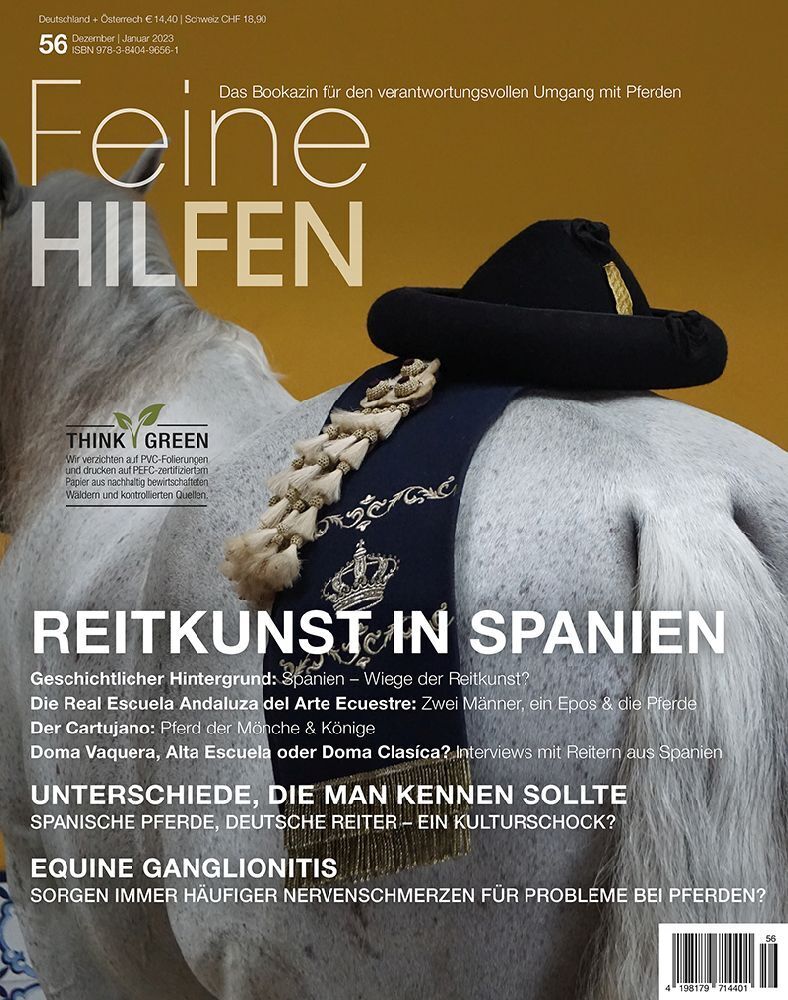 Cover: 9783840496561 | Feine Hilfen, Ausgabe 56 | Reitkunst in Spanien | Verlag Cadmos | Buch