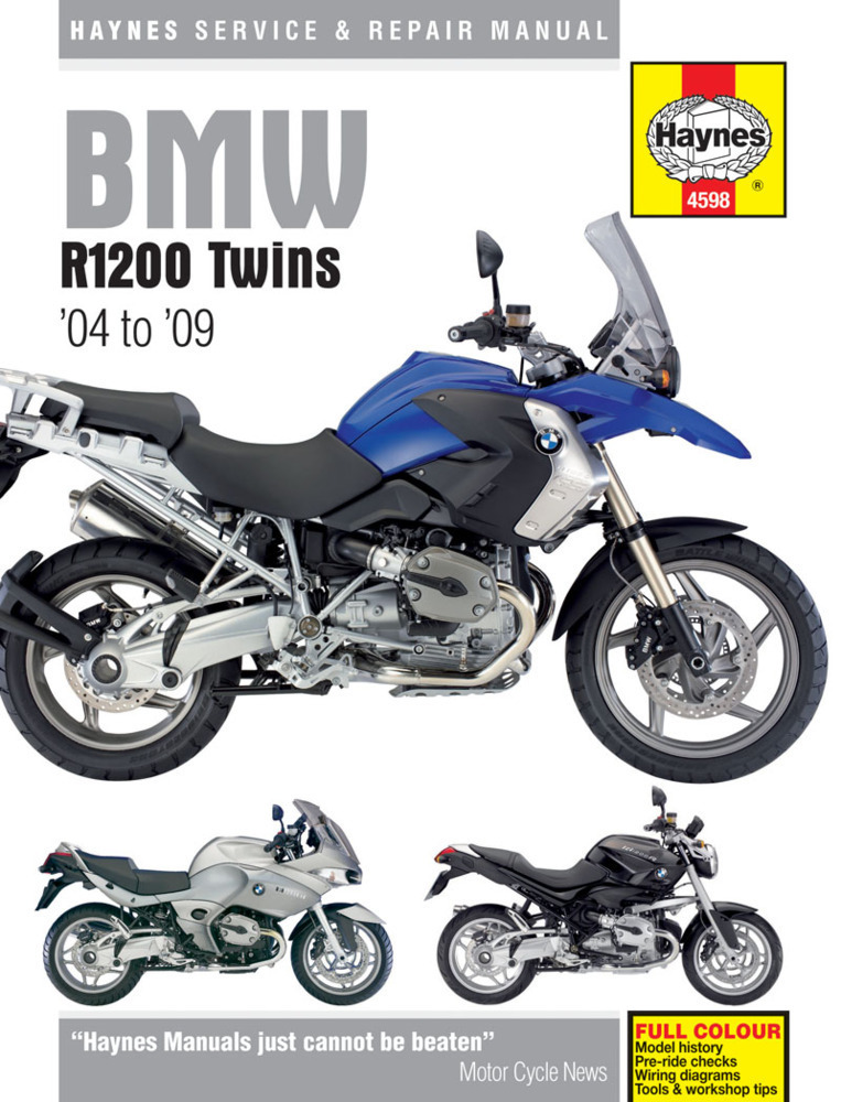 Cover: 9780857338884 | BMW R1200 Twins (04 - 09) Haynes Repair Manual | Haynes Publishing