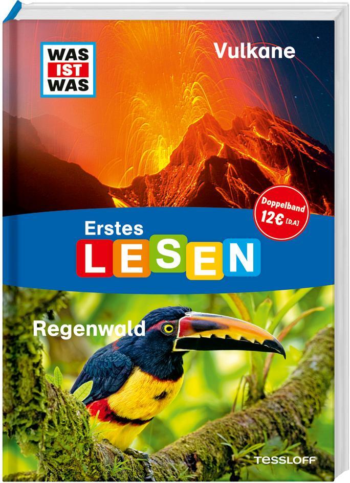 Cover: 9783788681210 | WAS IST WAS Erstes Lesen Doppelband 3.Vulkane/Regenwald | Braun | Buch