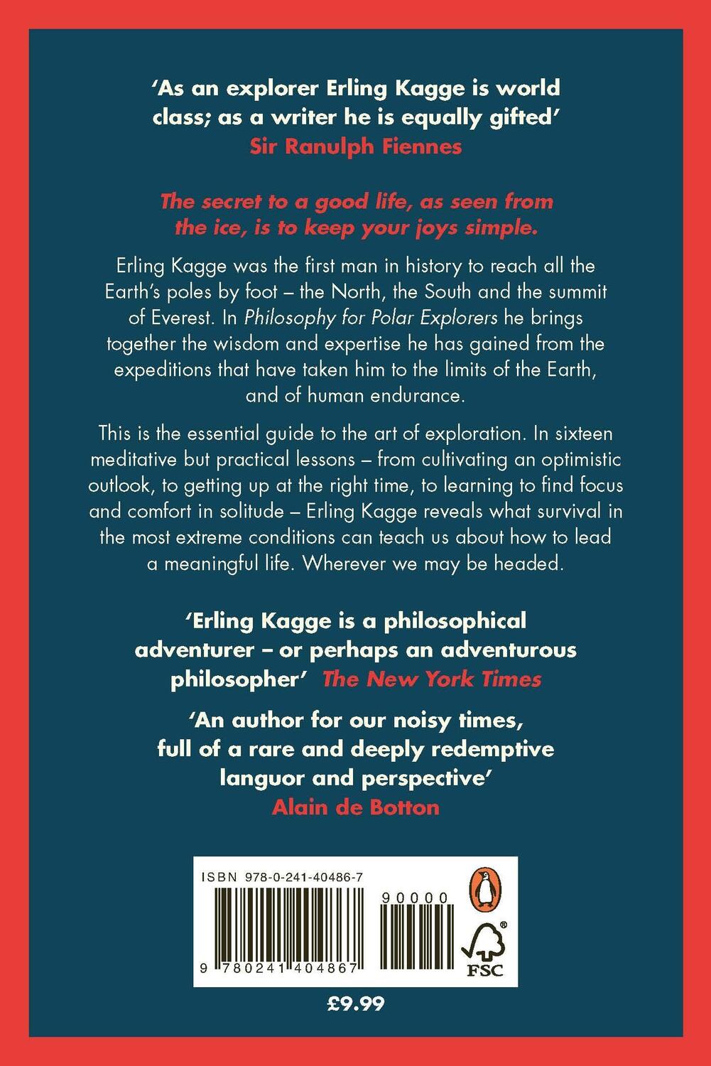 Rückseite: 9780241404867 | Philosophy for Polar Explorers | Erling Kagge | Buch | Englisch | 2019