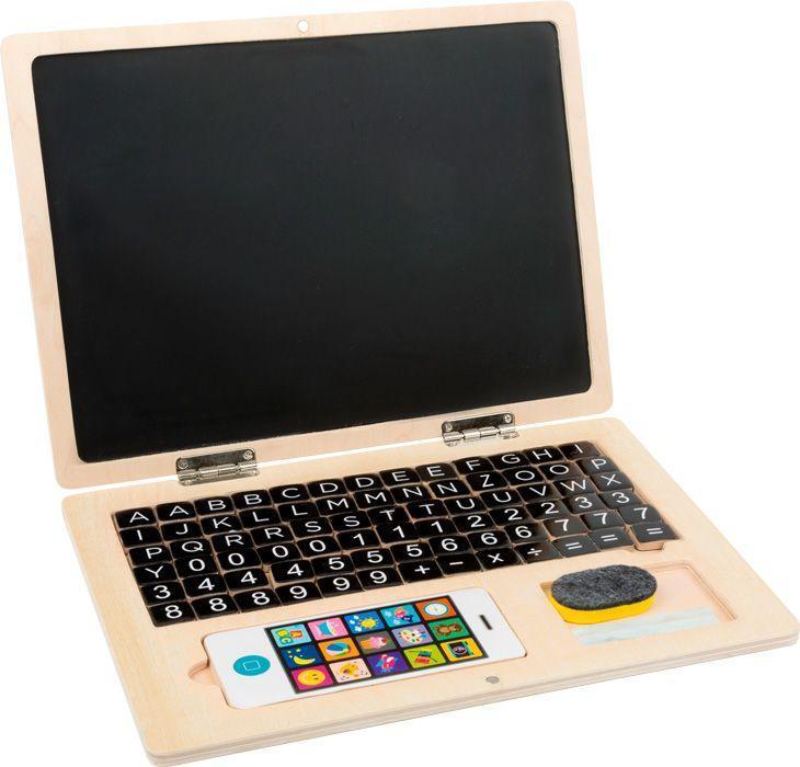 Bild: 4020972111937 | Holz-Laptop mit Magnet-Tafel | Stück | Brettspiel | 11193 | Deutsch