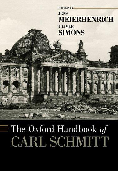 Cover: 9780199916931 | Oxford Handbook of Carl Schmitt | Jens Meierhenrich (u. a.) | Buch