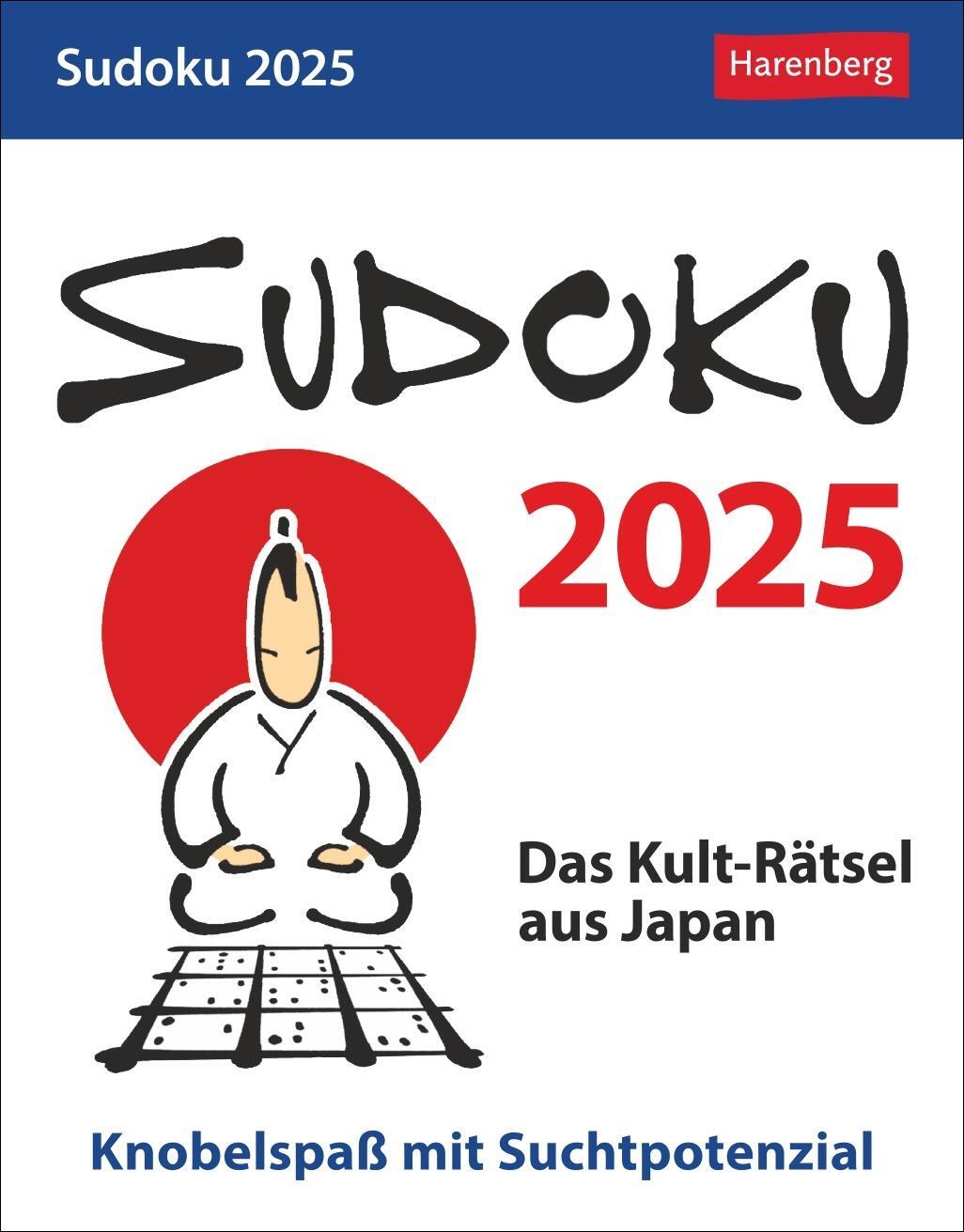 Cover: 9783840033926 | Sudoku Tagesabreißkalender 2025 - Das Kult-Rätsel aus Japan | Krüger