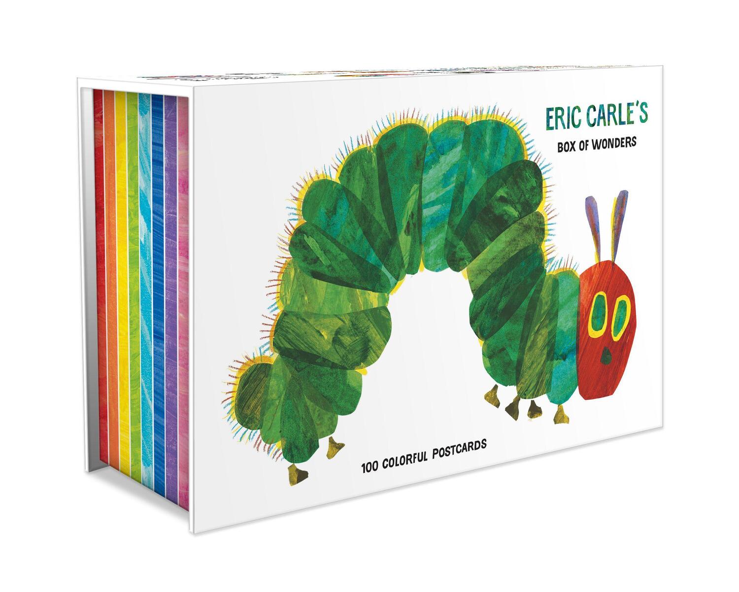 Cover: 9780593236536 | Eric Carle's Box of Wonders | 100 Colorful Postcards | Eric Carle
