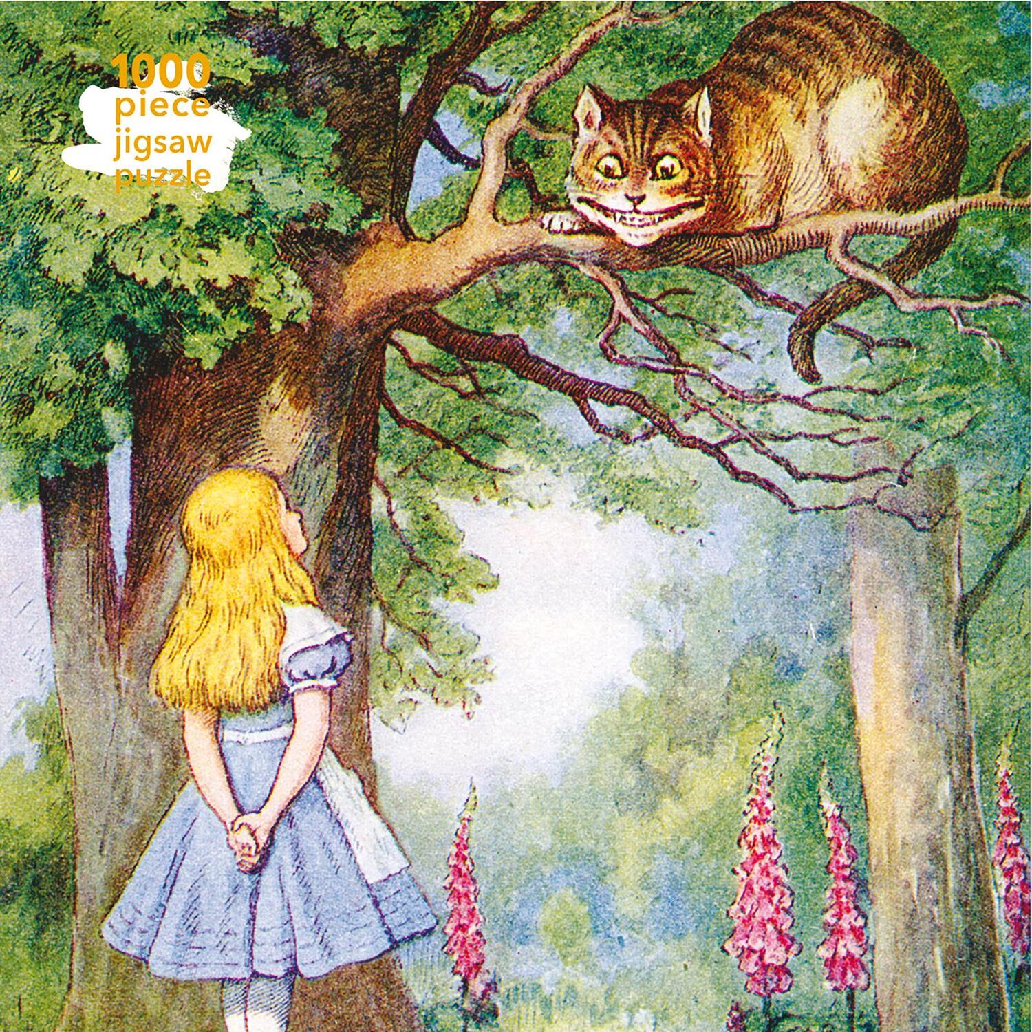 Cover: 9781839644474 | Adult Jigsaw Puzzle Alice and the Cheshire Cat: 1000-Piece Jigsaw...