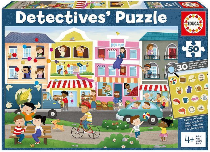 Cover: 8412668188945 | Stadtzentrum - Detektiv Puzzle (Puzzle) | Spiel | Educa