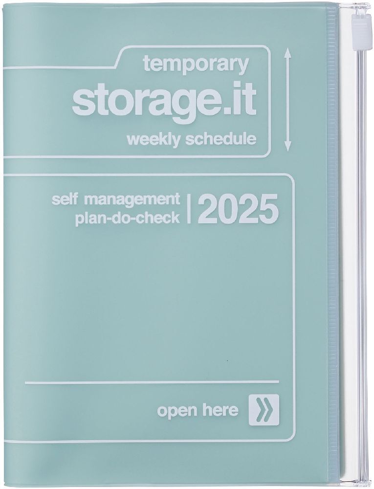 Cover: 4550045127492 | MARK'S 2024/2025 Taschenkalender A6 vertikal, Storage it // Mint