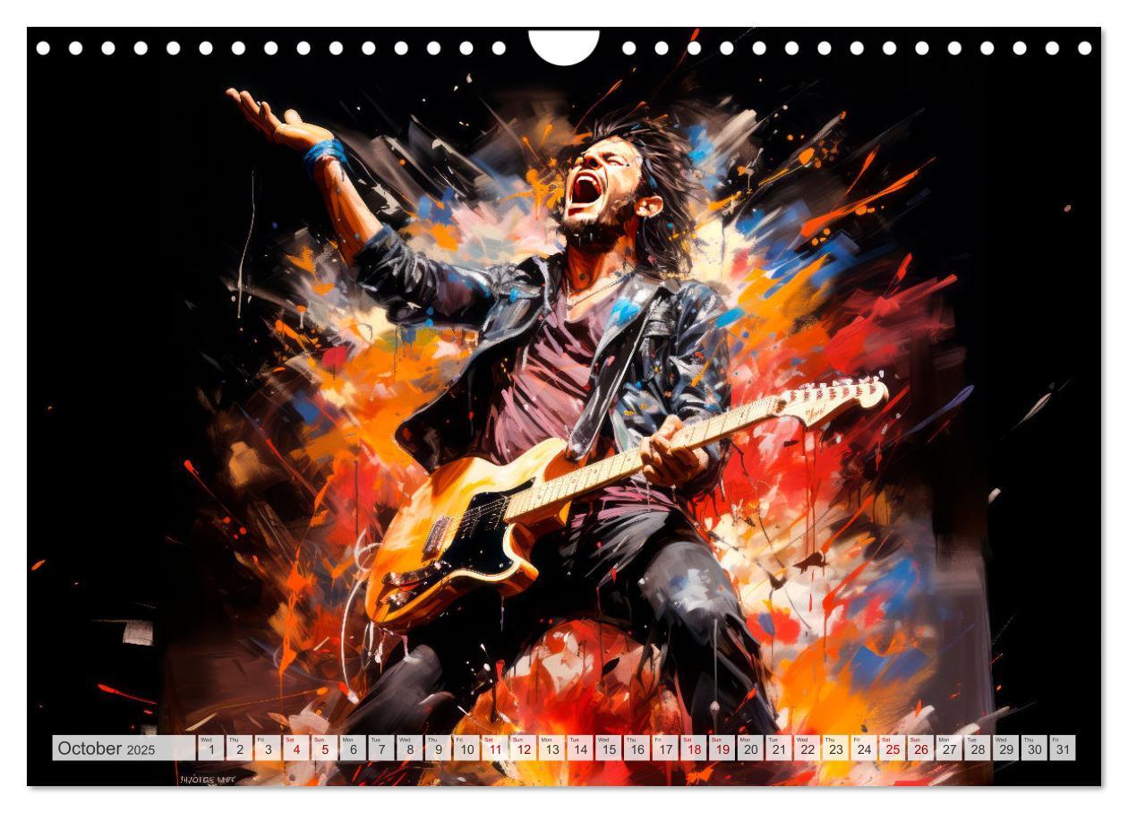 Bild: 9781325999859 | ROCK Feel the unlimited power (Wall Calendar 2025 DIN A4...