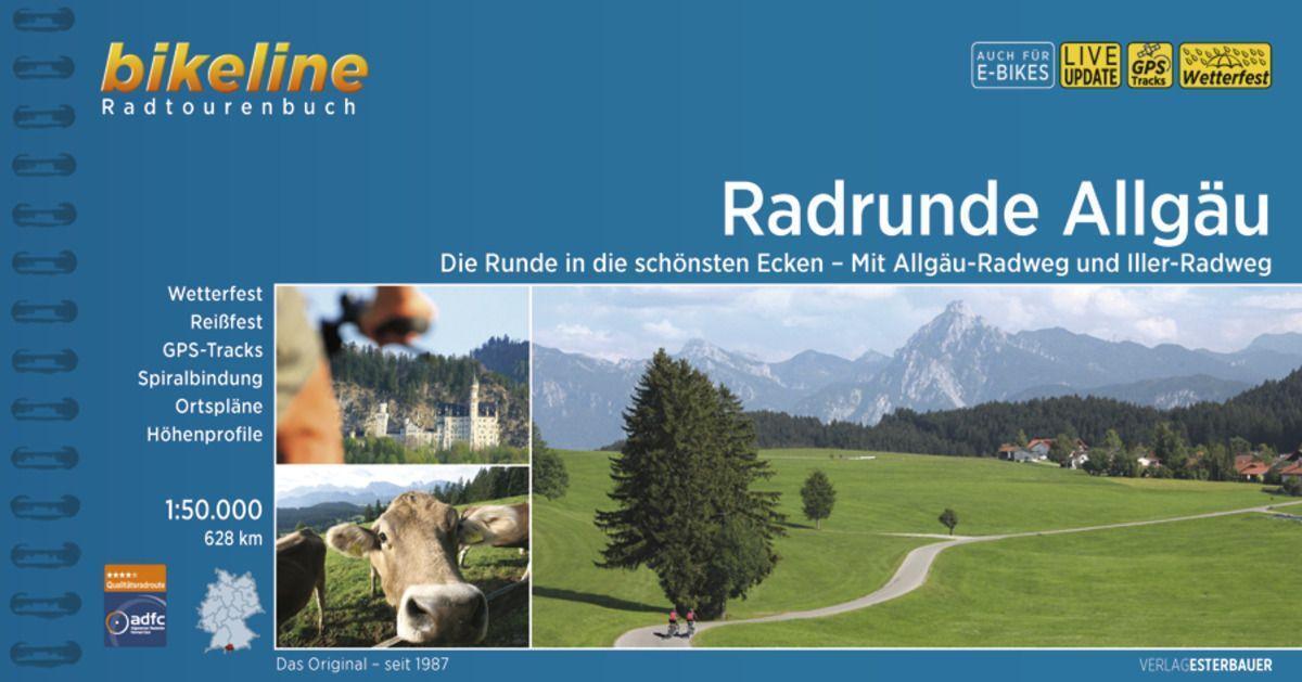 Cover: 9783711100559 | RadRunde Allgäu | Esterbauer Verlag | Taschenbuch | Spiralbindung