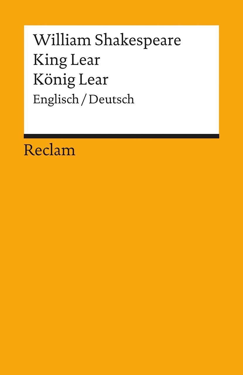 Cover: 9783150094440 | König Lear / King Lear | William Shakespeare | Taschenbuch | Deutsch