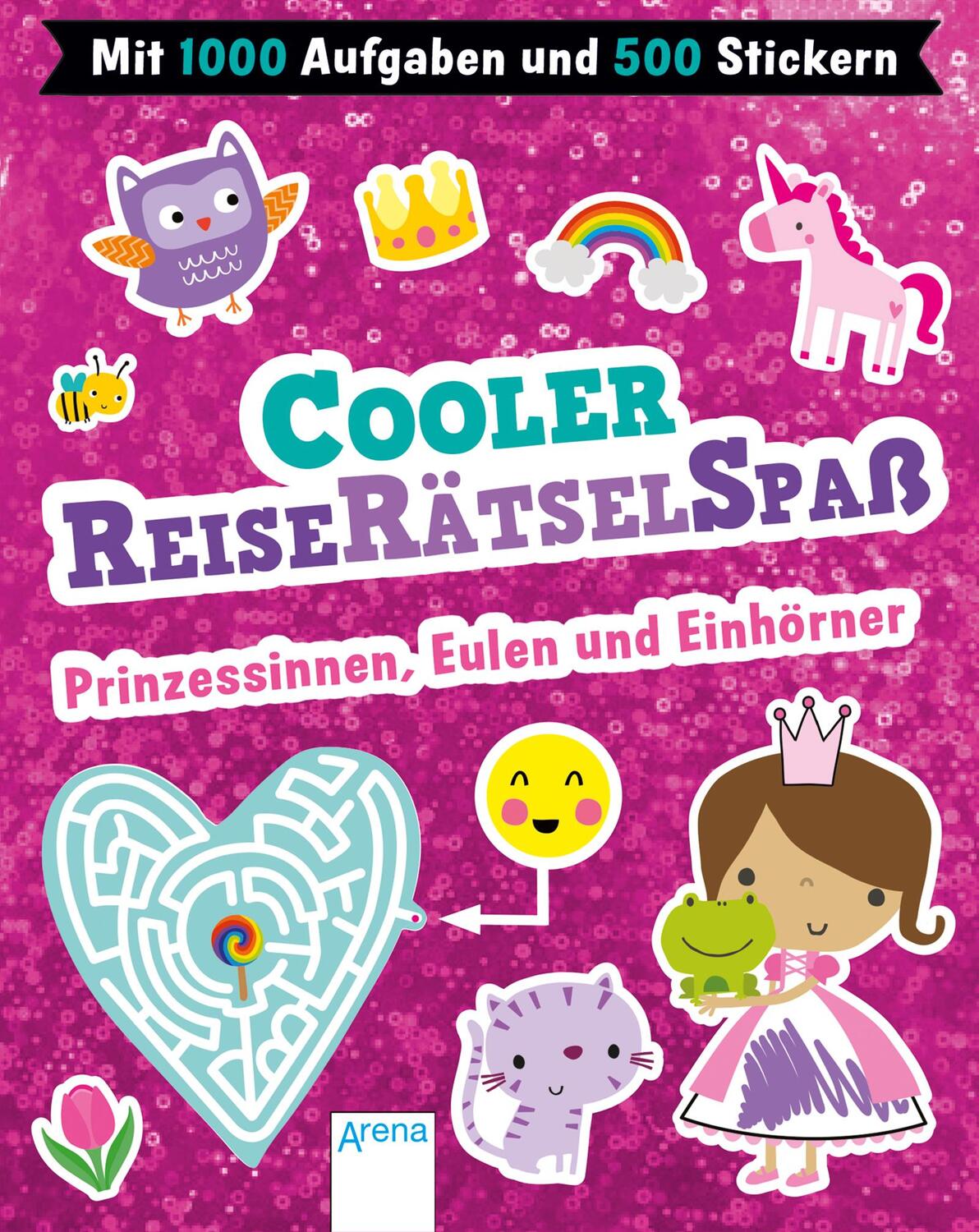 Cover: 9783401717067 | Cooler Reiserätselspaß. Prinzessinnen, Eulen und Einhörner (Mit...