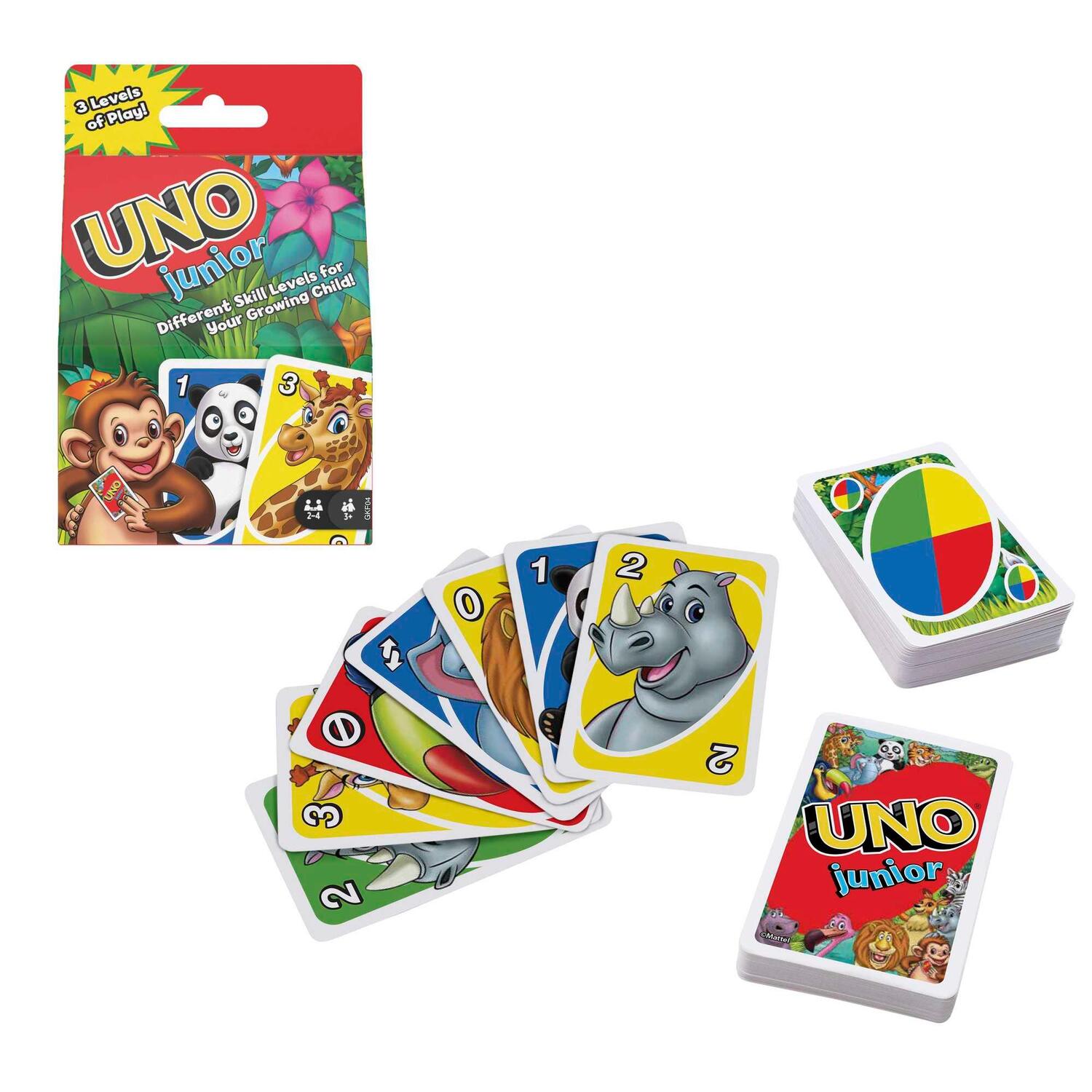 Bild: 887961824728 | UNO Junior (Kinderspiel) | Spiel | In Karton | GKF04 | Deutsch | 2020