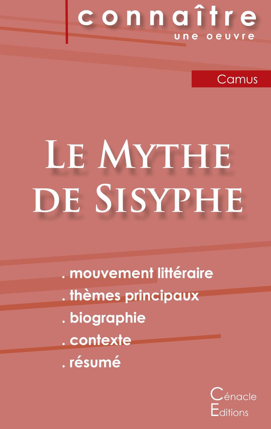 Cover: 9782367888538 | Fiche de lecture Le Mythe de Sisyphe de Albert Camus (Analyse...