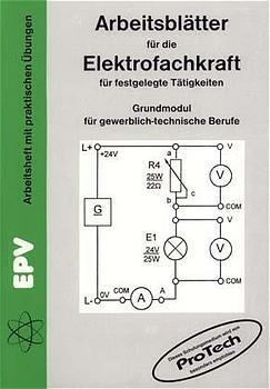 Cover: 9783924544836 | Arbeitsblätter für die Elektrofachkraft für festgelegte Tätigkeiten