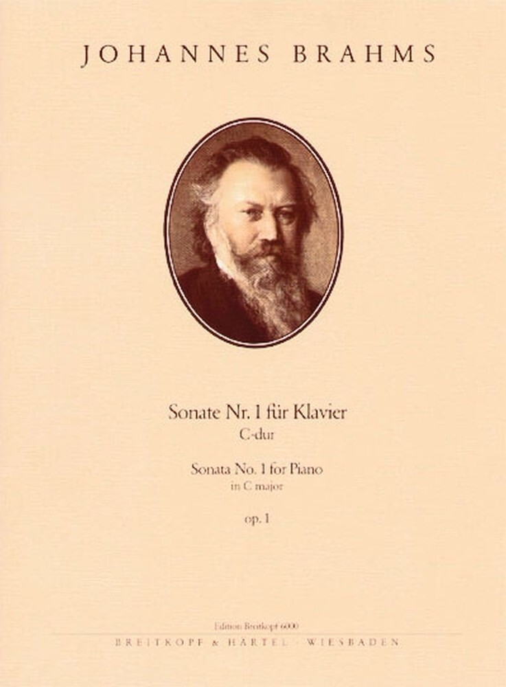 Cover: 9790004165461 | Sonate 1 C Op.1 | Johannes Brahms | Breitkopf Urtext Edition | Buch