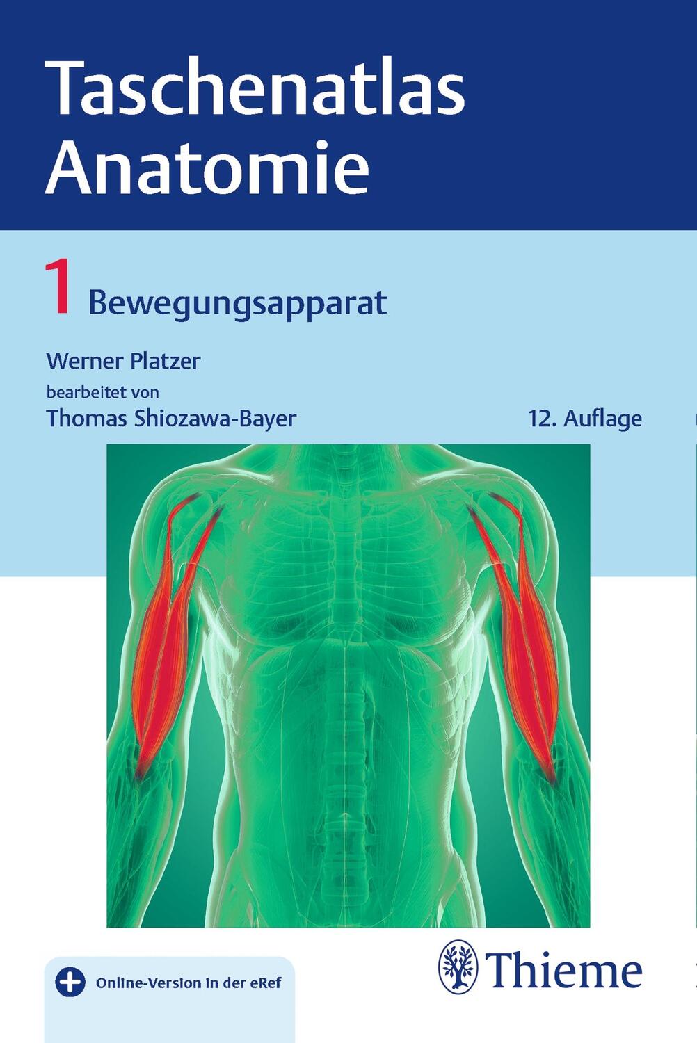 Cover: 9783132422216 | Taschenatlas Anatomie 01: Bewegungsapparat | Werner Platzer (u. a.)