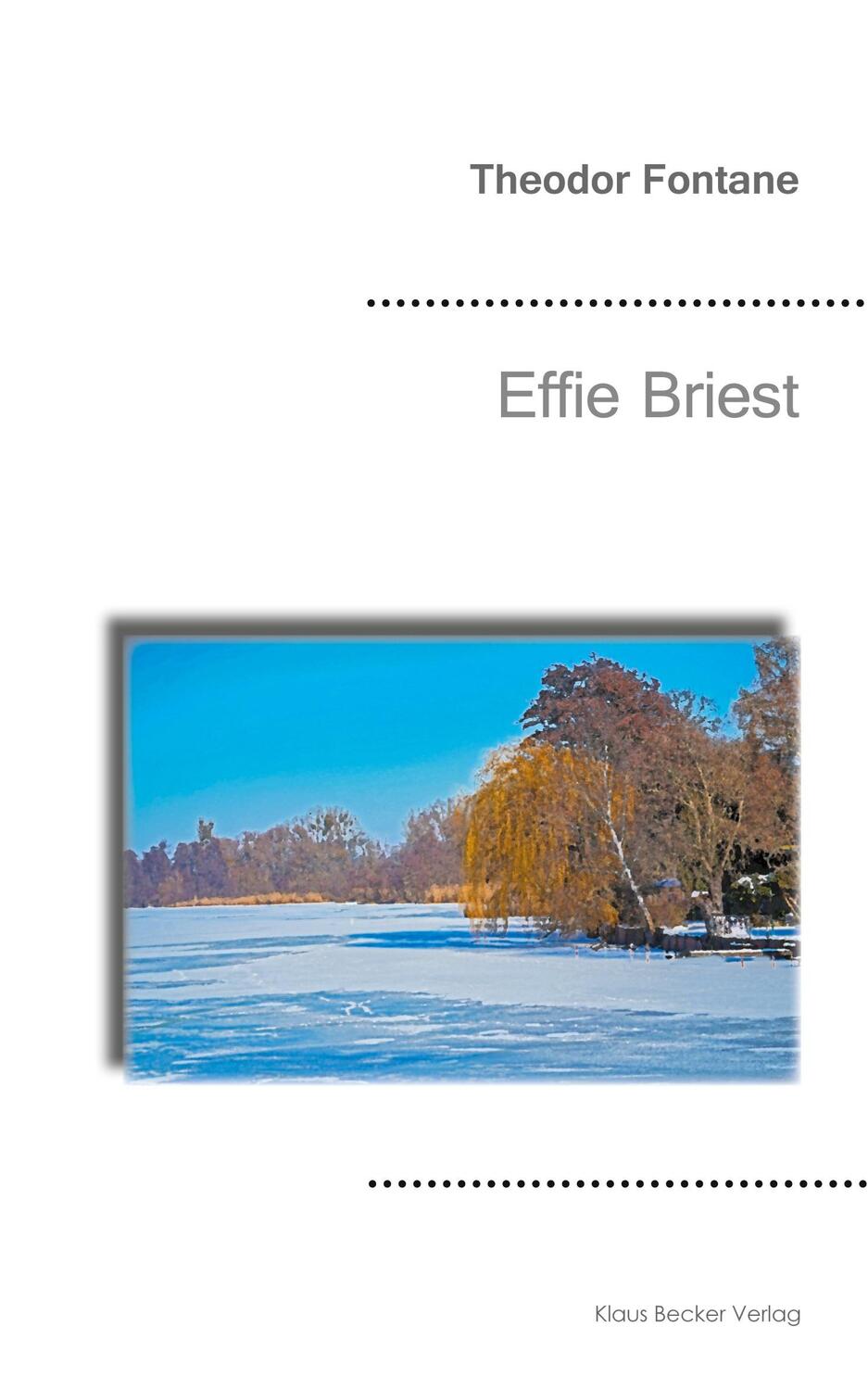 Cover: 9783883720791 | Effie Briest | Theodor Fontane | Taschenbuch | Paperback | Deutsch