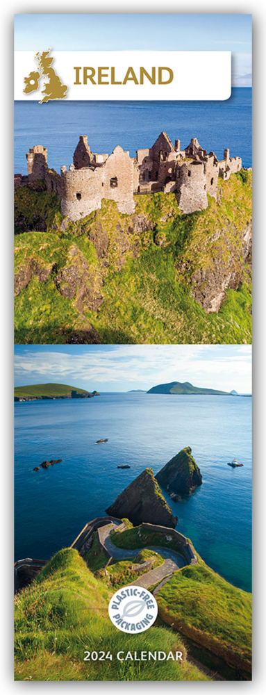 Cover: 9781529836967 | Irland 2024 - Slimline-Kalender | Carousel Calendar | Kalender | 14 S.