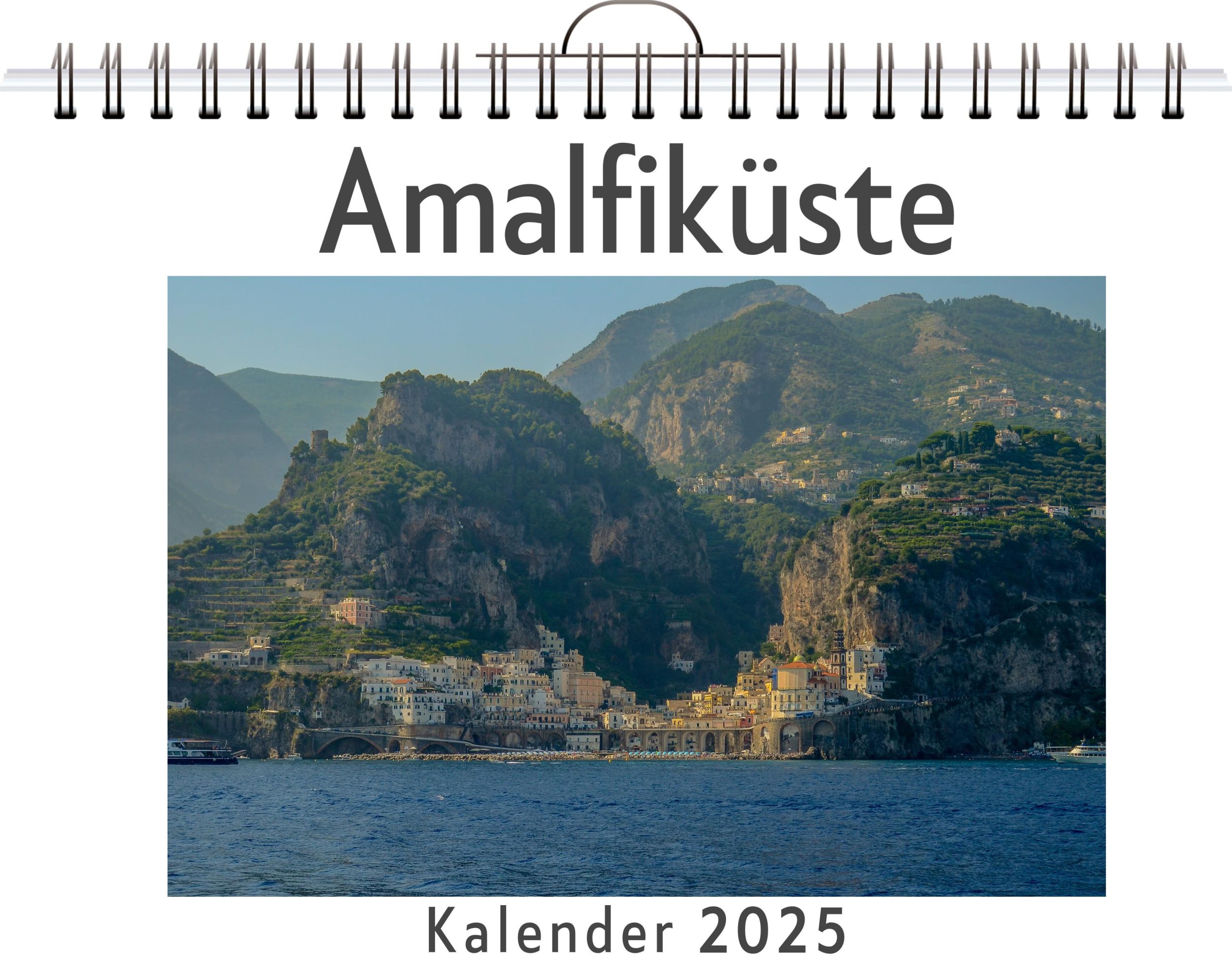 Cover: 9783759123398 | Amalfiküste - (Wandkalender 2025, Kalender DIN A4 quer,...