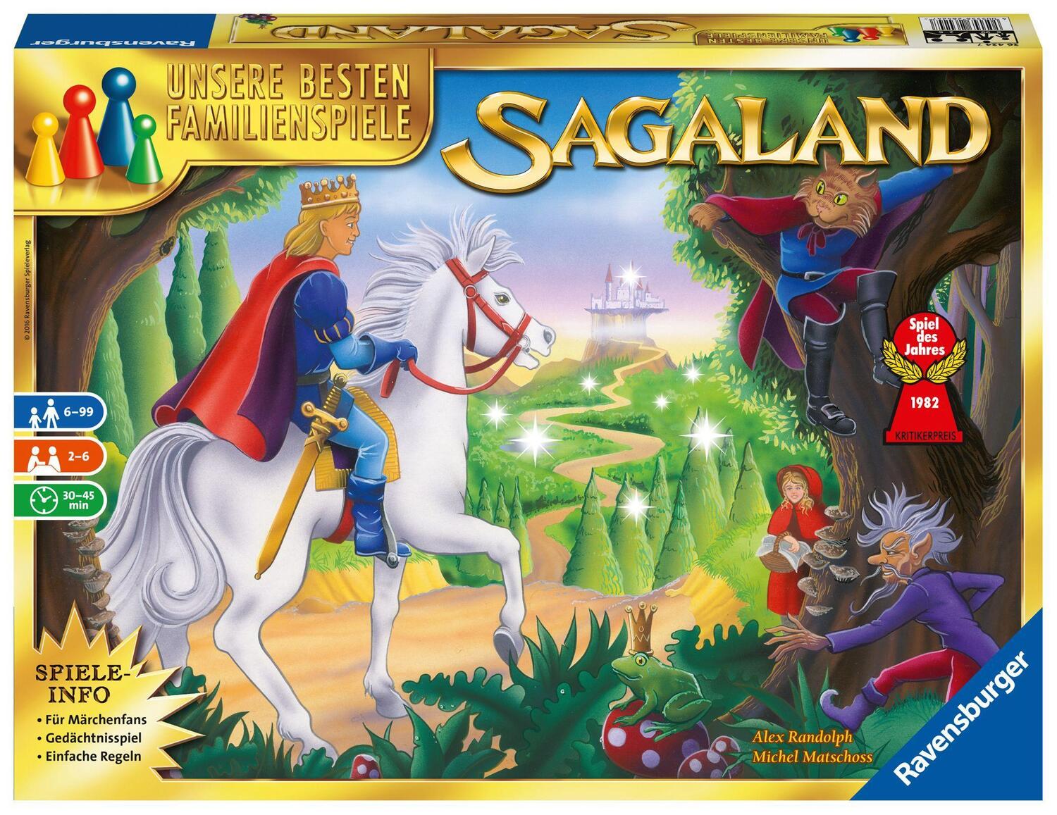 Cover: 4005556264247 | Sagaland | Ein zauberhaftes Familienspiel durch die Märchenwelt | 2013