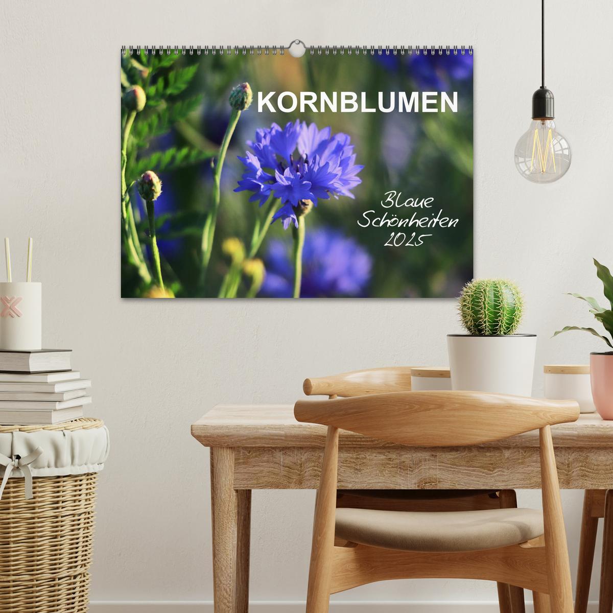 Bild: 9783435398225 | Kornblumen - Blaue Schönheiten (Wandkalender 2025 DIN A3 quer),...