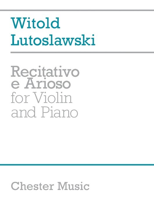 Cover: 9780711935174 | Witold Lutoslawski: Recitativo E Arioso for Violin and Piano | Buch