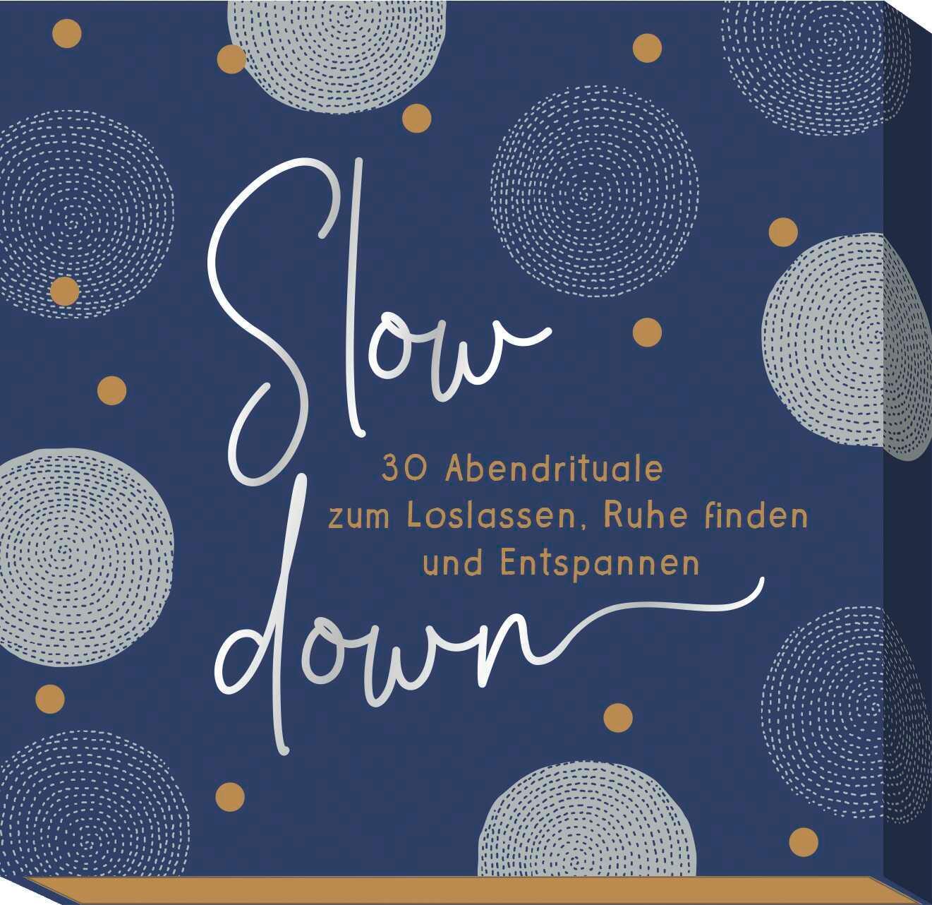 Cover: 4036442008041 | Slow down | 30 Abendrituale zum Loslassen, Ruhe finden und Entspannen