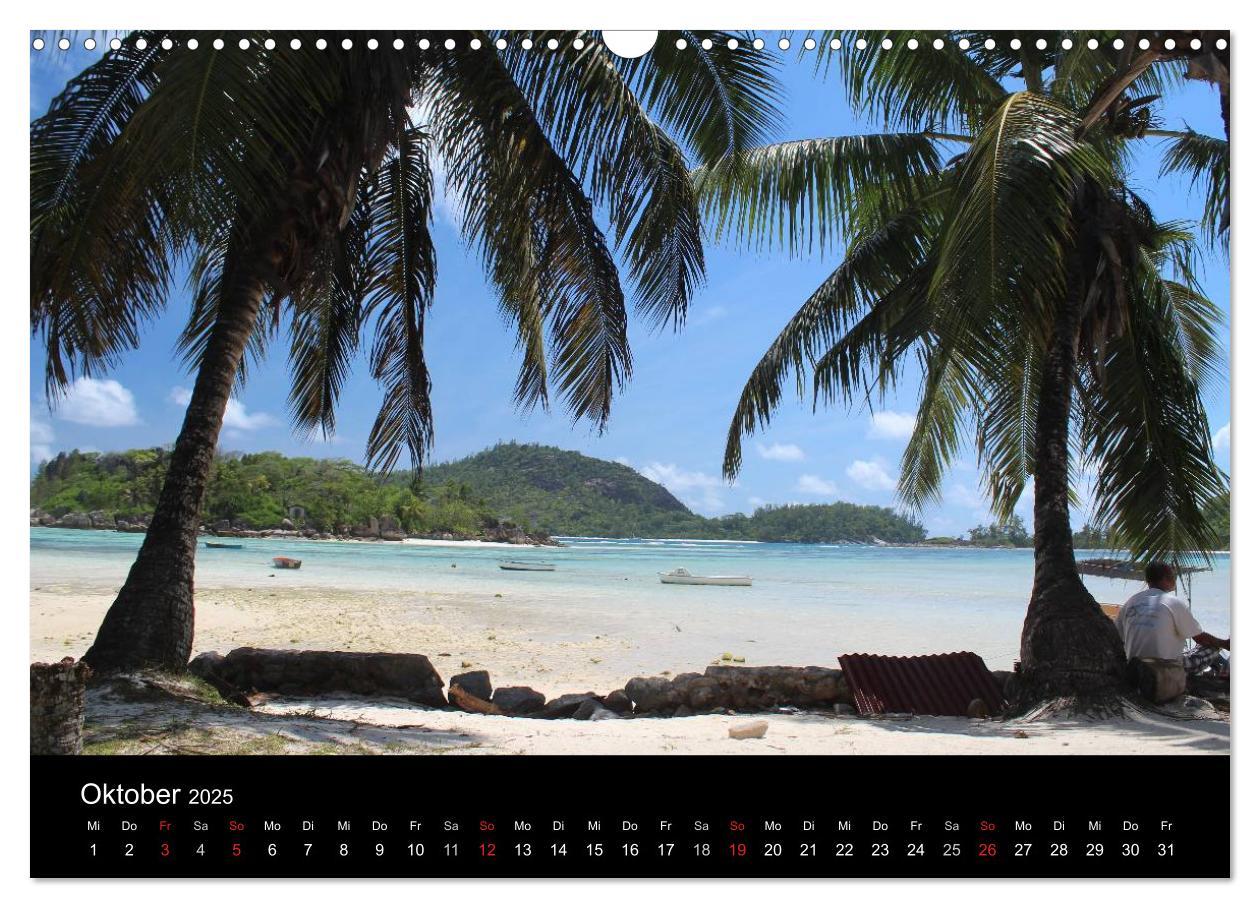 Bild: 9783435763122 | Seychellen (Wandkalender 2025 DIN A3 quer), CALVENDO Monatskalender