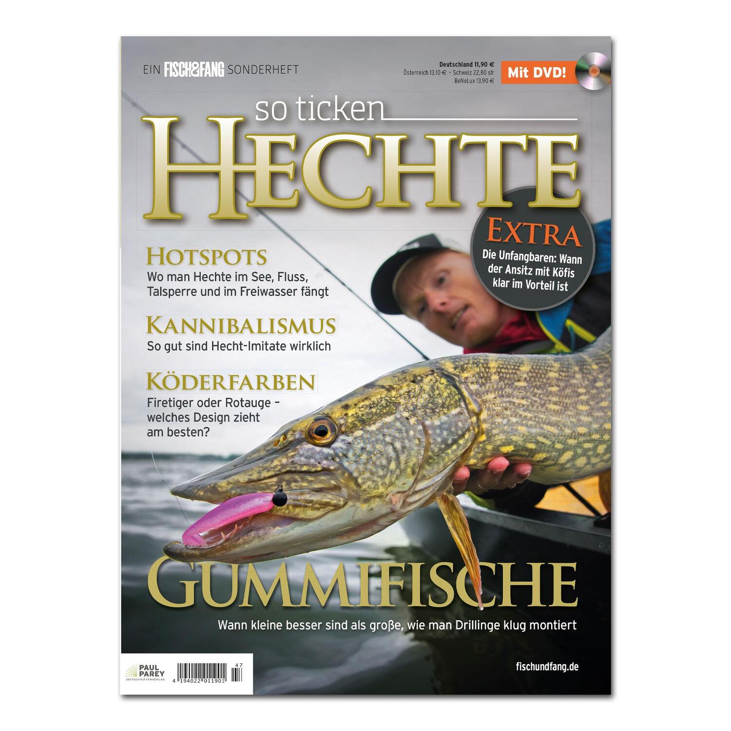 Cover: 9783897151611 | FISCH & FANG Sonderheft Nr. 47: So ticken Hechte + DVD | Taschenbuch