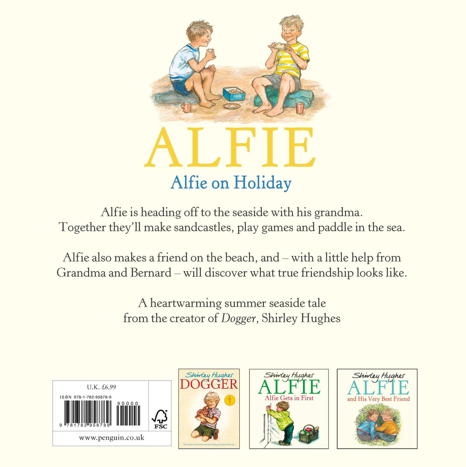 Rückseite: 9781782958789 | Alfie on Holiday | Shirley Hughes | Taschenbuch | Englisch | 2019