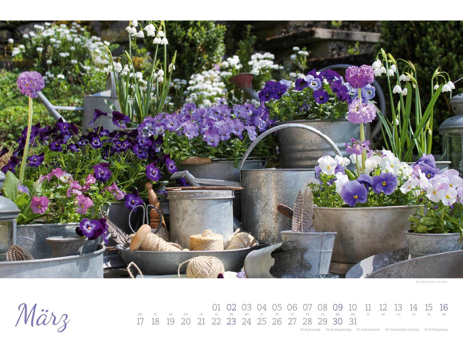 Bild: 9783838425313 | Zauberhafte Landgärten Kalender 2025 | Ackermann Kunstverlag | 14 S.
