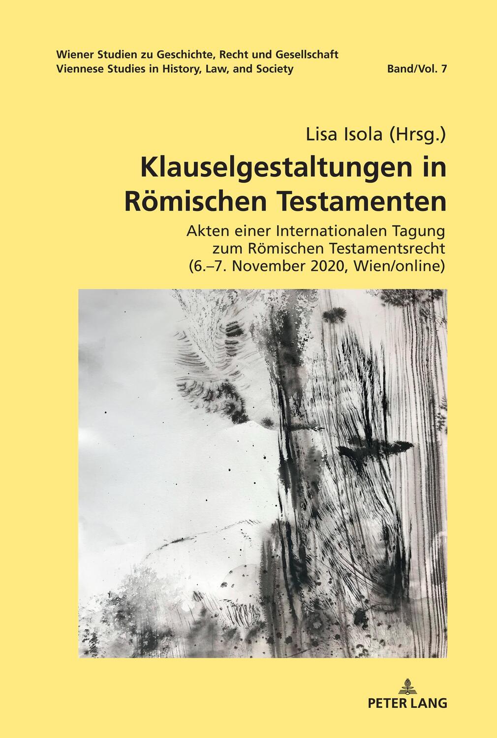 Cover: 9783631856901 | Klauselgestaltungen in Römischen Testamenten | Lisa Isola | Buch