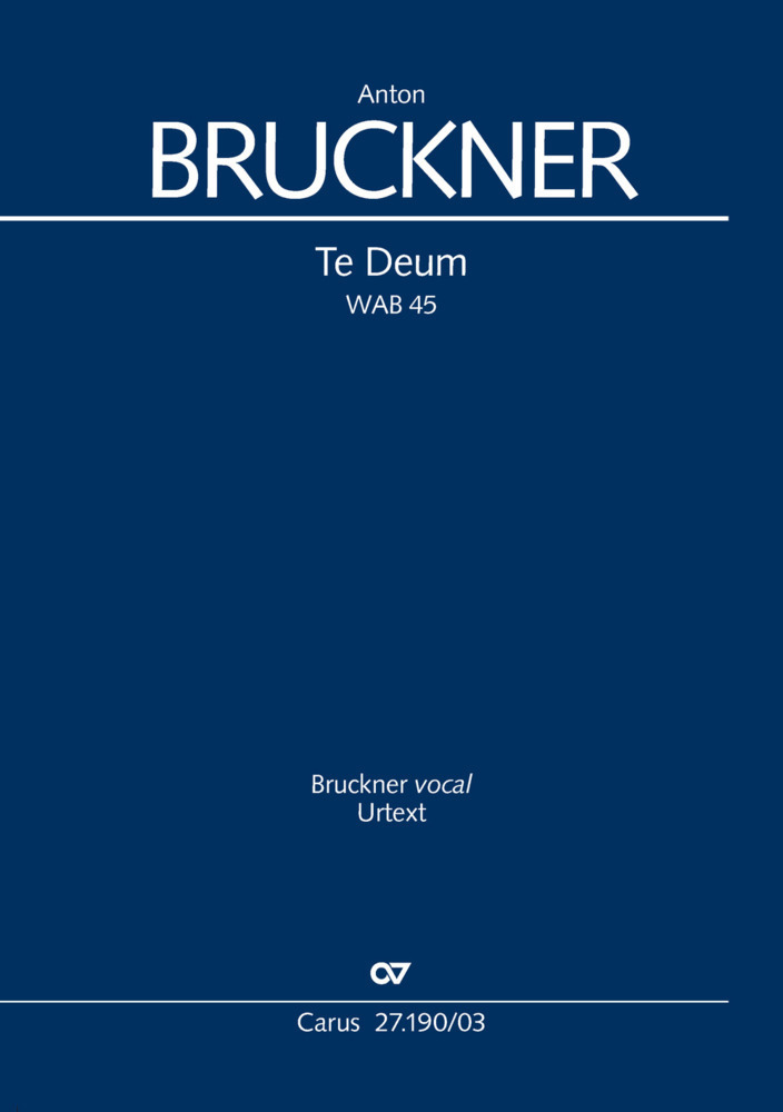 Cover: 9790007166380 | Te Deum (Klavierauszug) | Ernst Herttrich | Taschenbuch | 56 S. | 2015