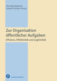 Cover: 9783847400905 | Zur Organisation öffentlicher Aufgaben | Buch | 429 S. | Deutsch