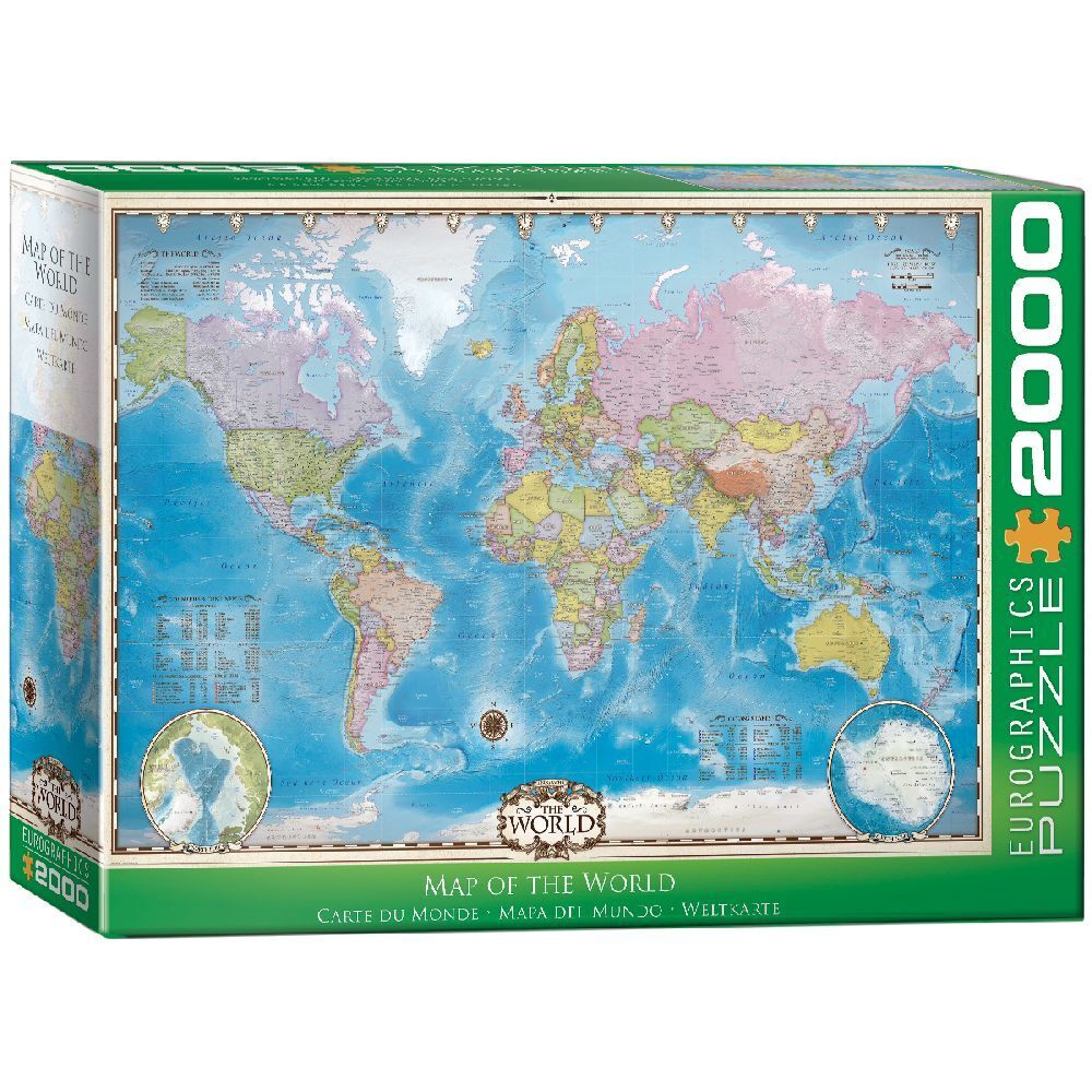 Cover: 628136205573 | EuroGraphics Map of the World | Spiel | In Spielebox | Deutsch | 2020