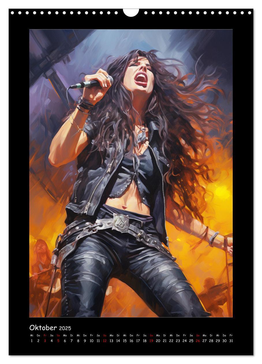 Bild: 9783435862702 | Heavy Metal-Queens. Wilde Rock- und Metal-Girl Paintings...