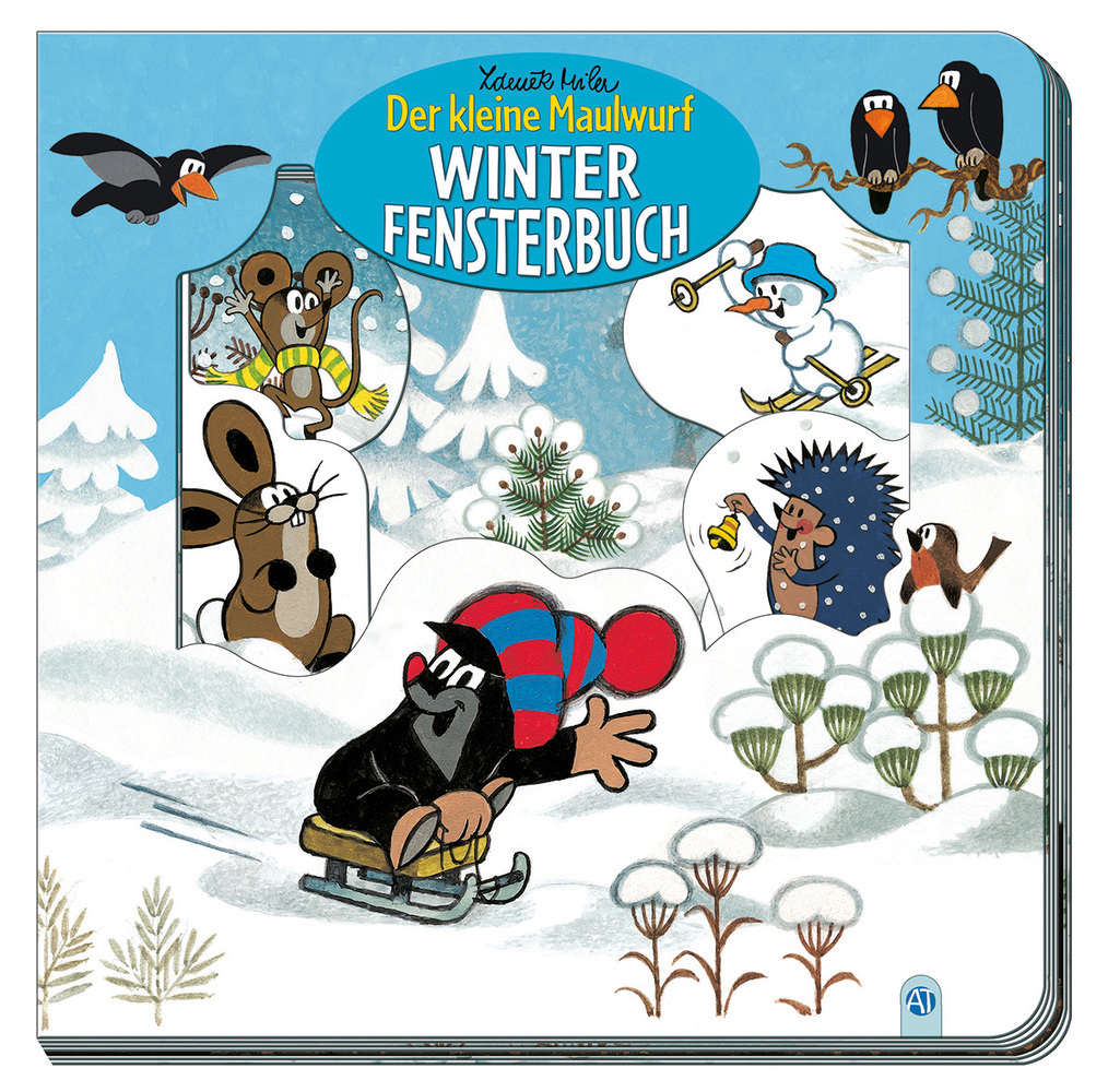 Cover: 9783957741820 | Trötsch Der kleine Maulwurf Winter-Fensterbuch | Zdenek Miler | Buch