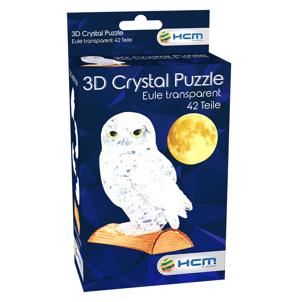 Cover: 4018928591643 | Crystal Puzzle - Eule Transparent - 42 Teile | Spiel | 59164 | Deutsch