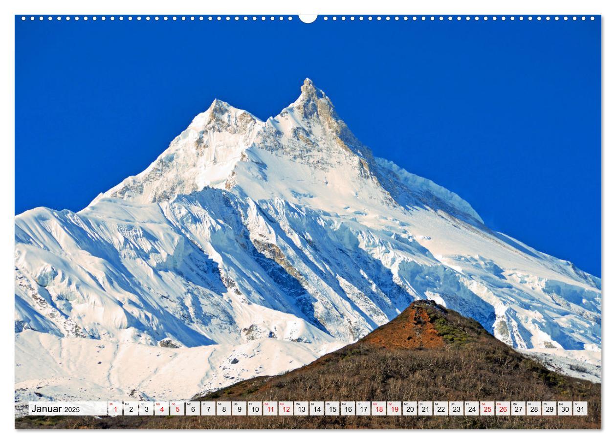 Bild: 9783383830648 | MANASLU HIMAL gewaltige Bergriesen (Wandkalender 2025 DIN A2 quer),...