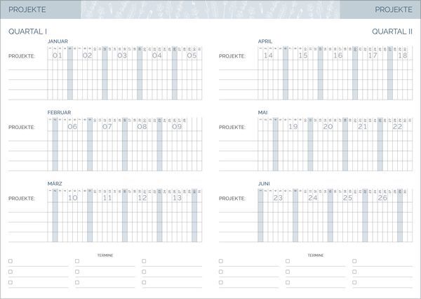 Bild: 9783731881384 | Buchkalender Create &amp; Plan Floral 2025 | Korsch Verlag | Kalender