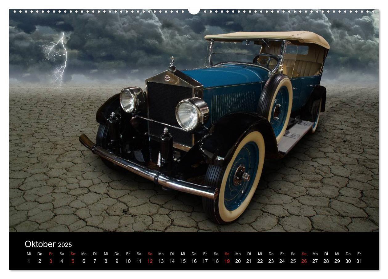 Bild: 9783435610471 | Oldtimer-Kunst (Wandkalender 2025 DIN A2 quer), CALVENDO...