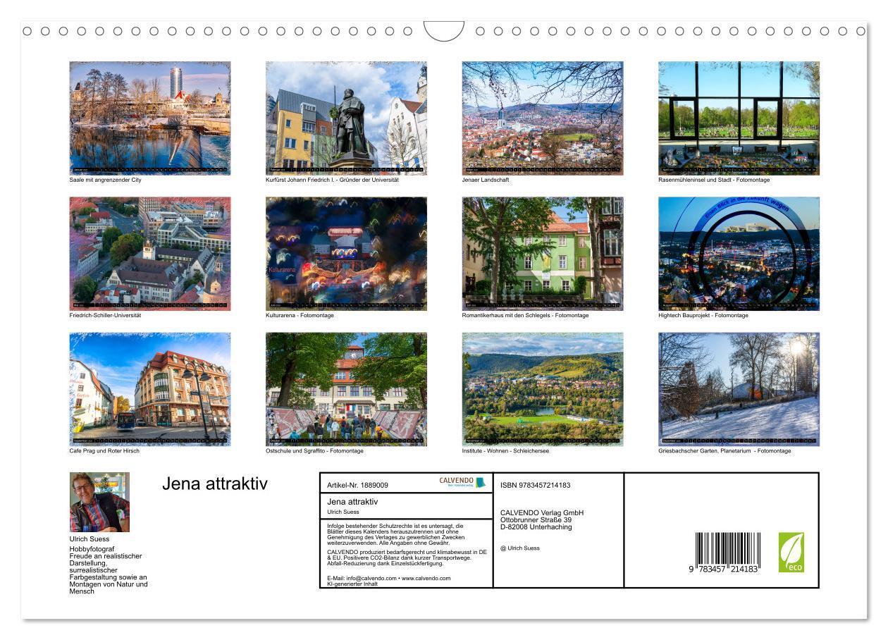 Bild: 9783457214183 | Jena attraktiv (Wandkalender 2025 DIN A3 quer), CALVENDO...