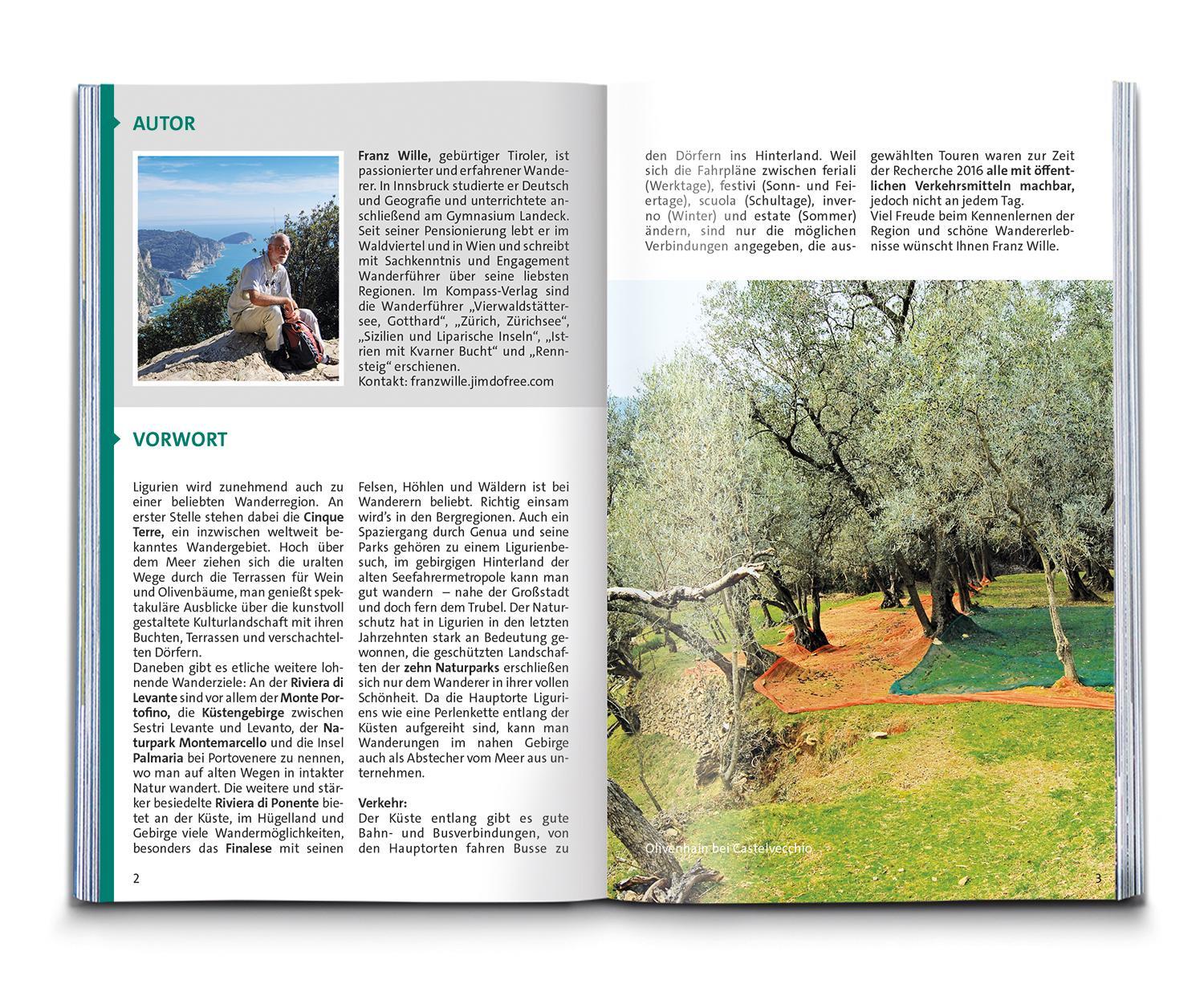 Bild: 9783991215509 | KOMPASS Wanderführer Ligurien mit Cinque Terre, 50 Touren mit...