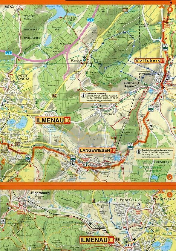 Bild: 9783895911132 | Ilmtal-Radwanderweg 1 : 35 000 | Taschenbuch | Schöne Heimat | 2 S.