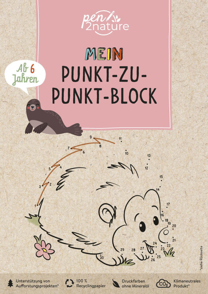 Cover: 9783987640056 | Mein Punkt-zu-Punkt-Block. Für Kinder ab 6 Jahren | pen2nature | Buch