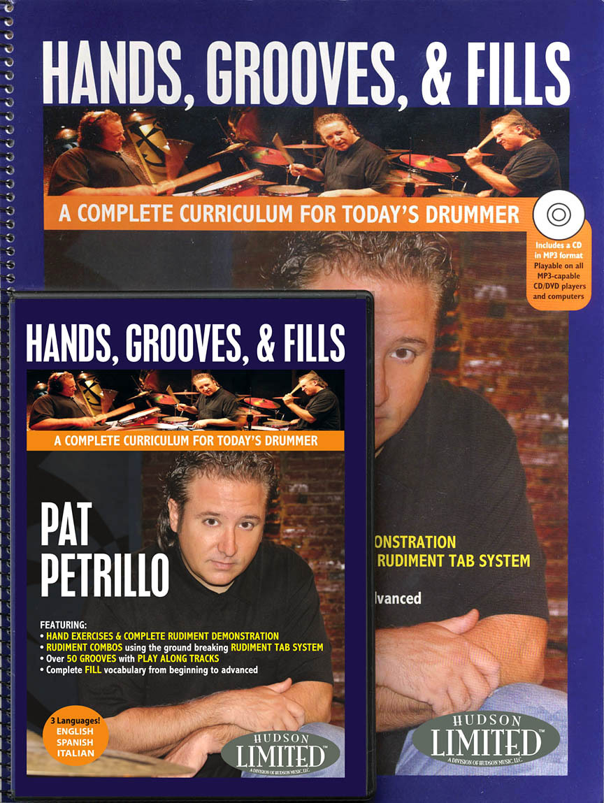 Cover: 884088144685 | Hands, Grooves, &amp; Fills | Drum Instruction | Buch + DVD | Hudson Music
